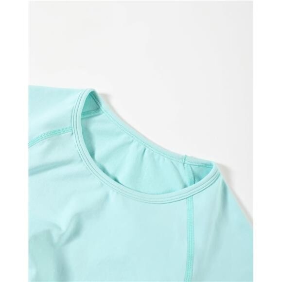 Influence Crop Top Workout Shirts for Women Spa Retreat - Picture 4 of 6